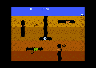 Dig Dug screenshot 5 for Atari 5200
